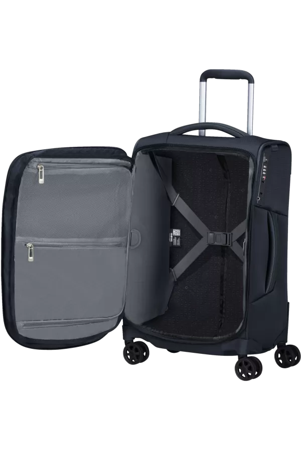 Mala de Cabine 55/35cm 4 Rodas Expansível Azul Marinho - Respark | Samsonite