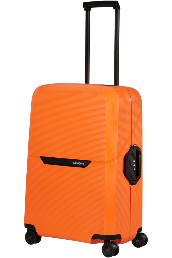 Mala de Viagem Média 69cm 4 Rodas Laranja Radiante - Magnum Eco | Samsonite