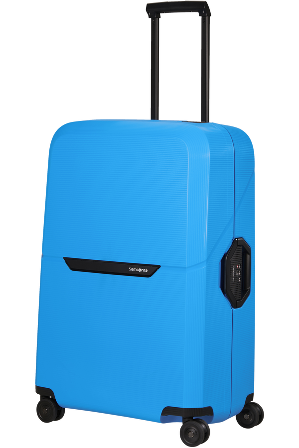 Mala de Viagem Grande 75cm 4 Rodas Azul Verão - Magnum Eco | Samsonite