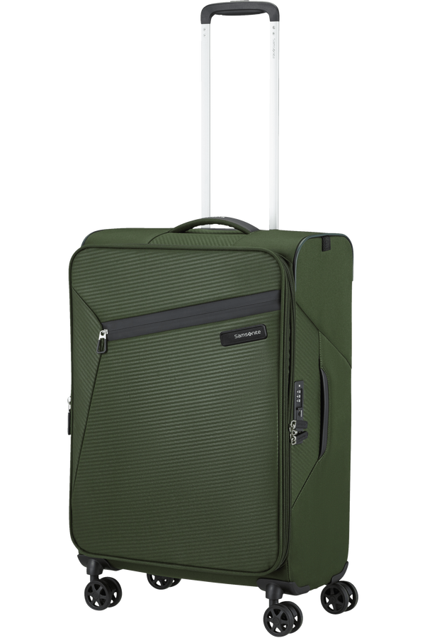 Mala de Viagem Média 66cm 4 Rodas Expansível Verde Hera - Litebeam | Samsonite