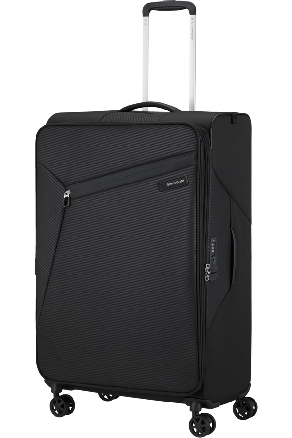 Mala de Viagem Grande 77cm 4 Rodas Expansível Preta - Litebeam | Samsonite