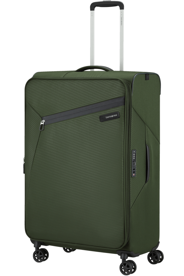 Mala de Viagem Grande 77cm 4 Rodas Expansível Verde Hera - Litebeam | Samsonite