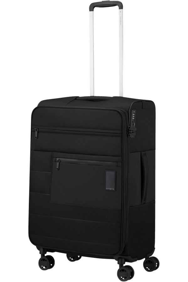 Mala de Viagem Média 66cm 4 Rodas Expansível Preta - Vaycay | Samsonite