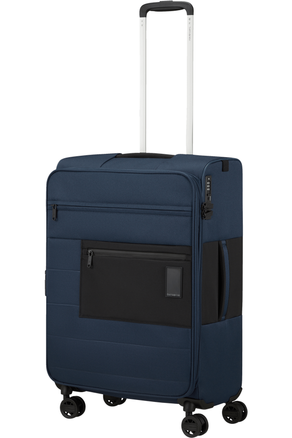 Mala de Viagem Média 66cm 4 Rodas Expansível Azul Marinho - Vaycay | Samsonite