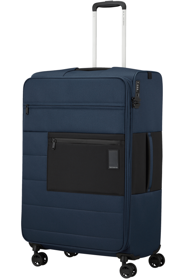 Mala de Viagem Grande 77cm 4 Rodas Expansível Azul Marinho - Vaycay | Samsonite