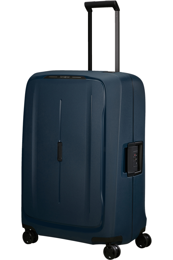 Mala de Viagem Grande 75cm 4 Rodas Azul Meia-Noite - Essens | Samsonite