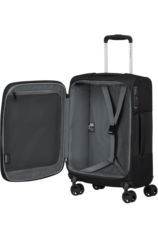 Mala de Cabine 55/35cm 4 Rodas Expansível Preta - Vaycay | Samsonite