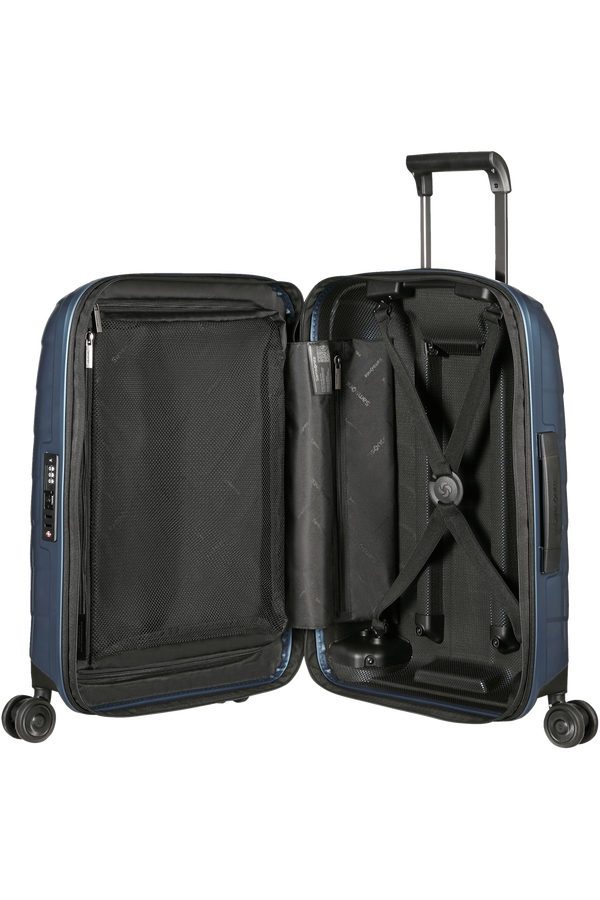 Mala de Cabine 55/35cm Expansível 4 Rodas Azul Cinza - Attrix | Samsonite