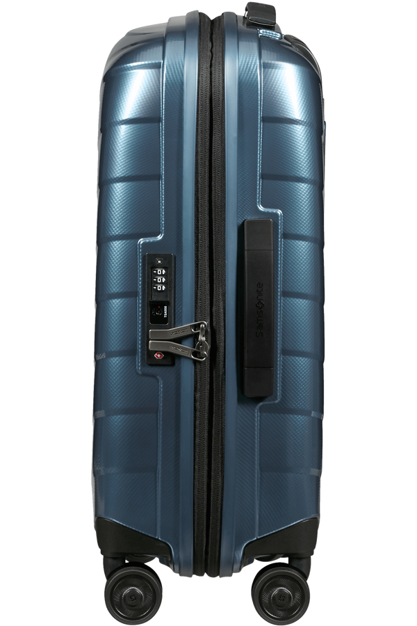 Mala de Cabine 55/35cm Expansível 4 Rodas Azul Cinza - Attrix | Samsonite