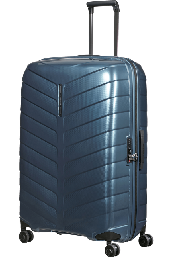 Mala de Viagem Extragrande 81cm 4 Rodas Azul Cinza - Attrix | Samsonite