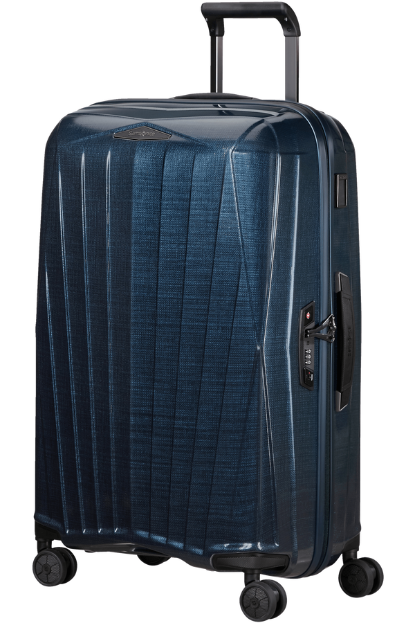 Mala de Viagem Média 69cm 4 Rodas Azul Meia-Noite - Major-Lite | Samsonite