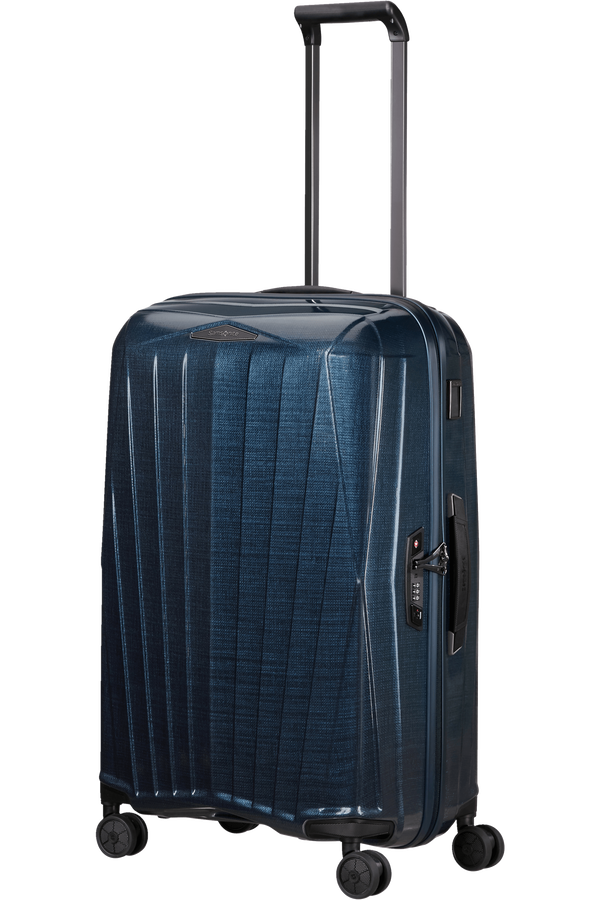 Mala de Viagem Média 69cm 4 Rodas Azul Meia-Noite - Major-Lite | Samsonite