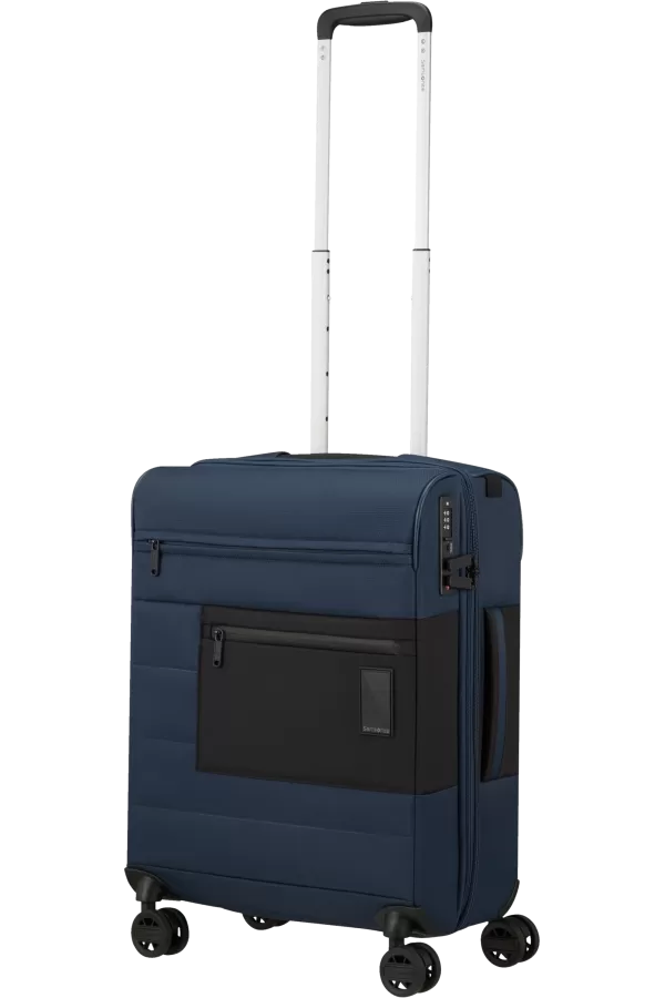 Mala de Cabine 55cm 4 Rodas Expansível Azul Marinho - Vaycay | Samsonite