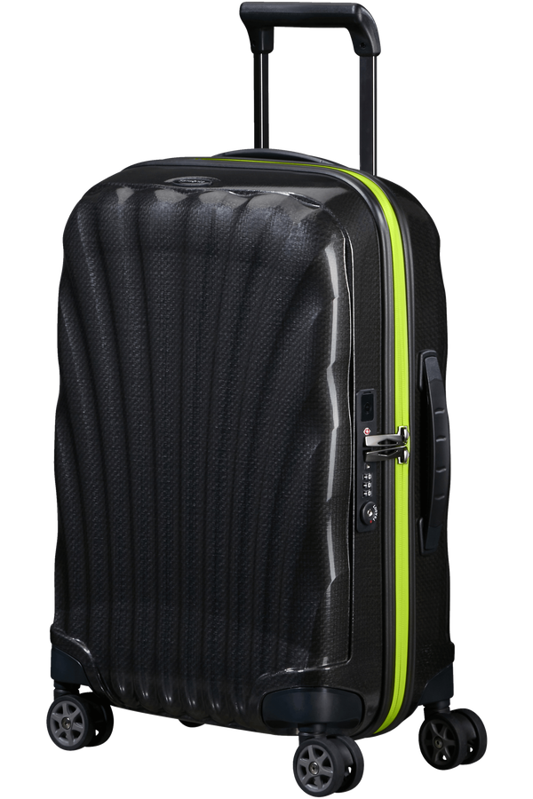 Mala de Cabine 55cm 4 Rodas Expansível Preto / Lima - C-Lite | Samsonite