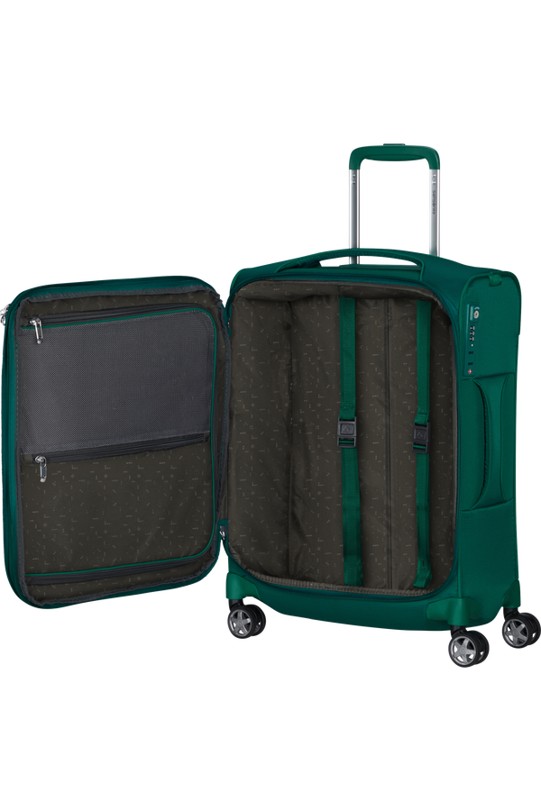 Mala de Cabine 55cm Expansível 4 Rodas Verde Pinho - D'Lite | Samsonite