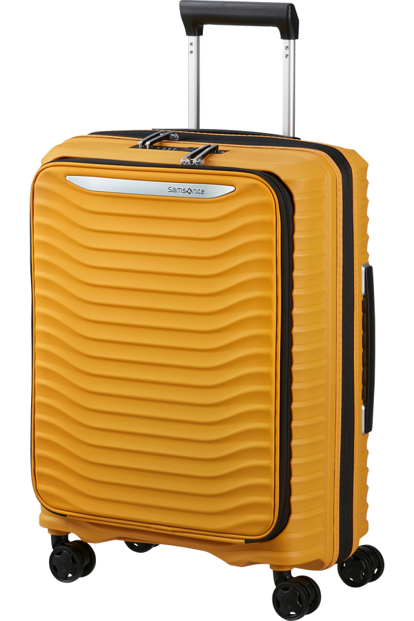 Mala de Cabine 55cm Expansível 4 Rodas c/ Acesso Frontal Amarelo - Upscape | Samsonite