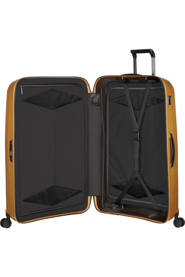 Mala de Viagem Extragrande 84cm 4 Rodas Amarelo Açafrão - Major-Lite | Samsonite