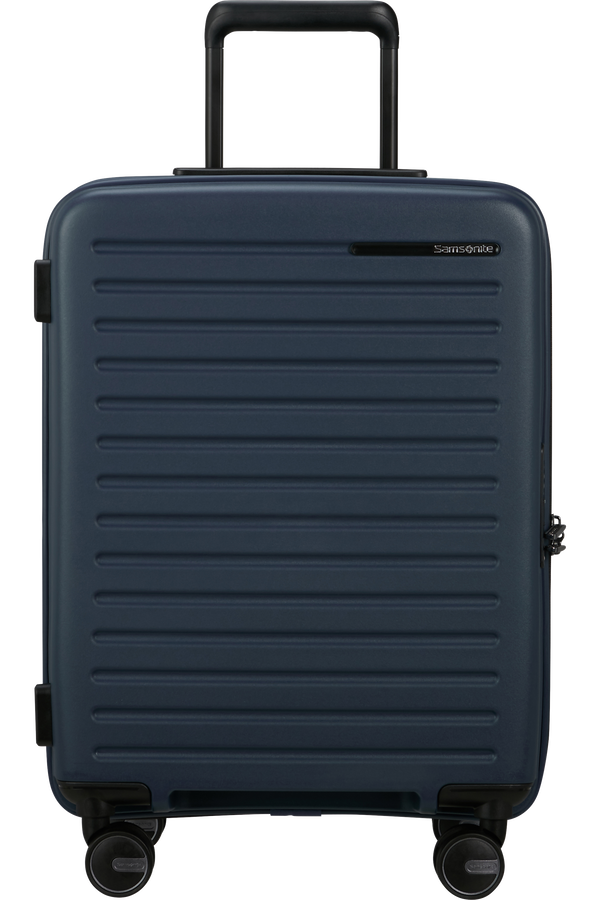 Mala de Cabine 55cm Expansível 4 Rodas Azul Meia-Noite - Restackd | Samsonite