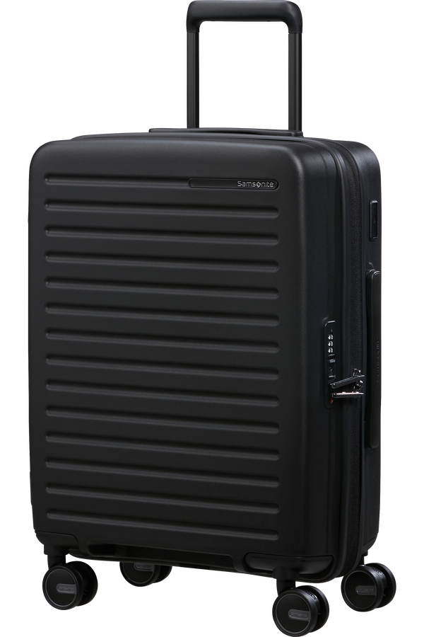 Mala de Cabine 55cm Expansível 4 Rodas Preto - Restackd | Samsonite