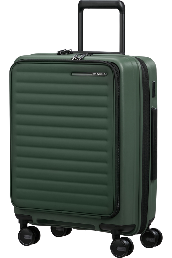 Mala de Cabine 55cm Expansível 4 Rodas c/ Acesso Frontal Verde - Restackd | Samsonite