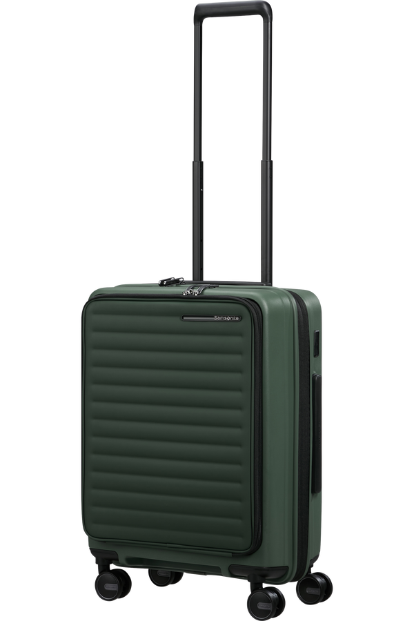 Mala de Cabine 55cm Expansível 4 Rodas c/ Acesso Frontal Verde - Restackd | Samsonite