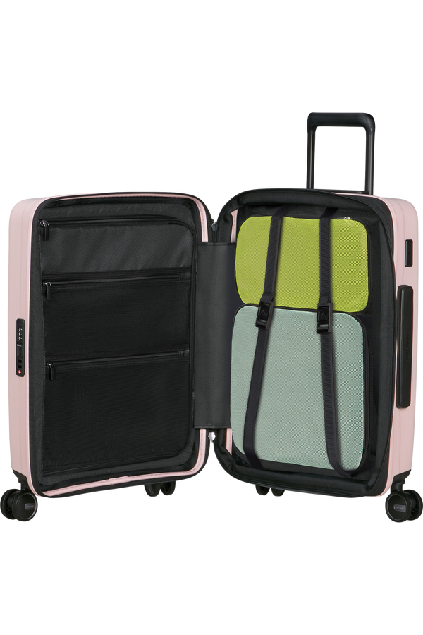 Mala de Cabine 55cm Expansível 4 Rodas c/ Acesso Frontal Rosa - Restackd | Samsonite