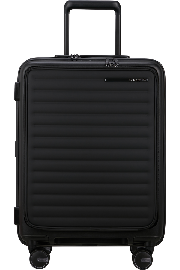 Mala de Cabine 55cm Expansível 4 Rodas c/ Acesso Frontal Preto - Restackd | Samsonite