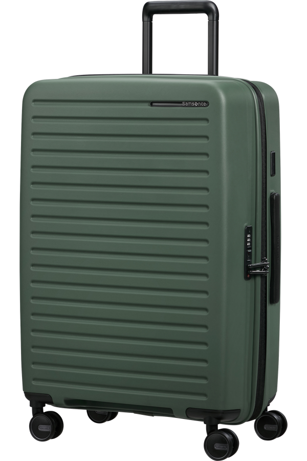 Mala de Viagem Média 68cm Expansível 4 Rodas Verde - Restackd | Samsonite