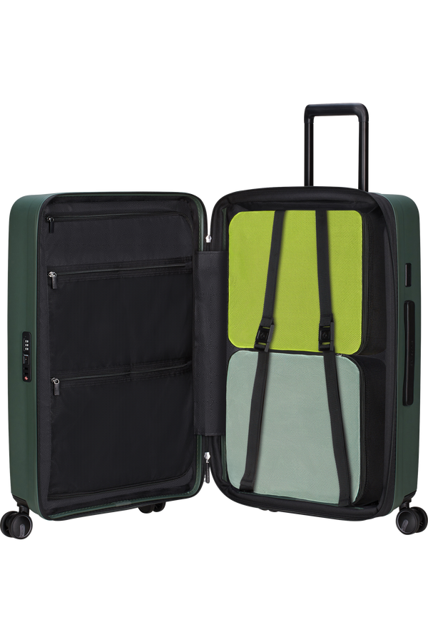 Mala de Viagem Média 68cm Expansível 4 Rodas Verde - Restackd | Samsonite