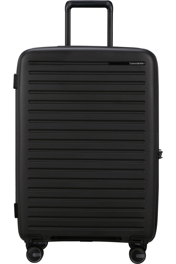 Mala de Viagem Média 68cm Expansível 4 Rodas Preto - Restackd | Samsonite