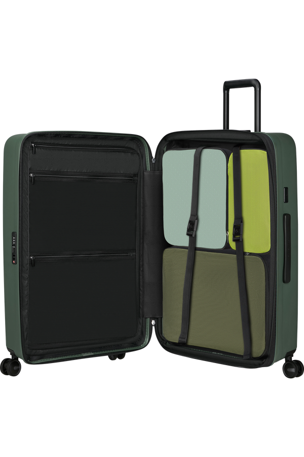 Mala de Viagem Grande 75cm Expansível 4 Rodas Verde - Restackd | Samsonite