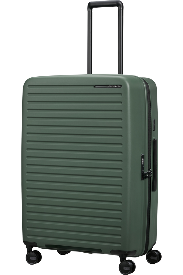 Mala de Viagem Grande 75cm Expansível 4 Rodas Verde - Restackd | Samsonite