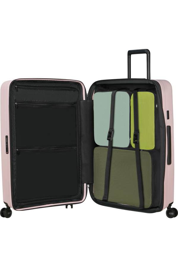 Mala de Viagem Grande 75cm Expansível 4 Rodas Rosa - Restackd | Samsonite