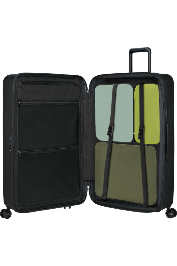 Mala de Viagem Extragrande 81cm Expansível 4 Rodas Preto - Restackd | Samsonite