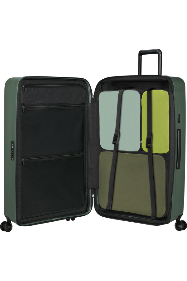 Mala de Viagem Extragrande 81cm Expansível 4 Rodas Verde - Restackd | Samsonite