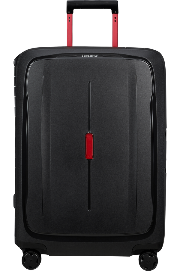 Mala de Viagem Média 69cm 4 Rodas Carvão / Vermelho - Essens | Samsonite