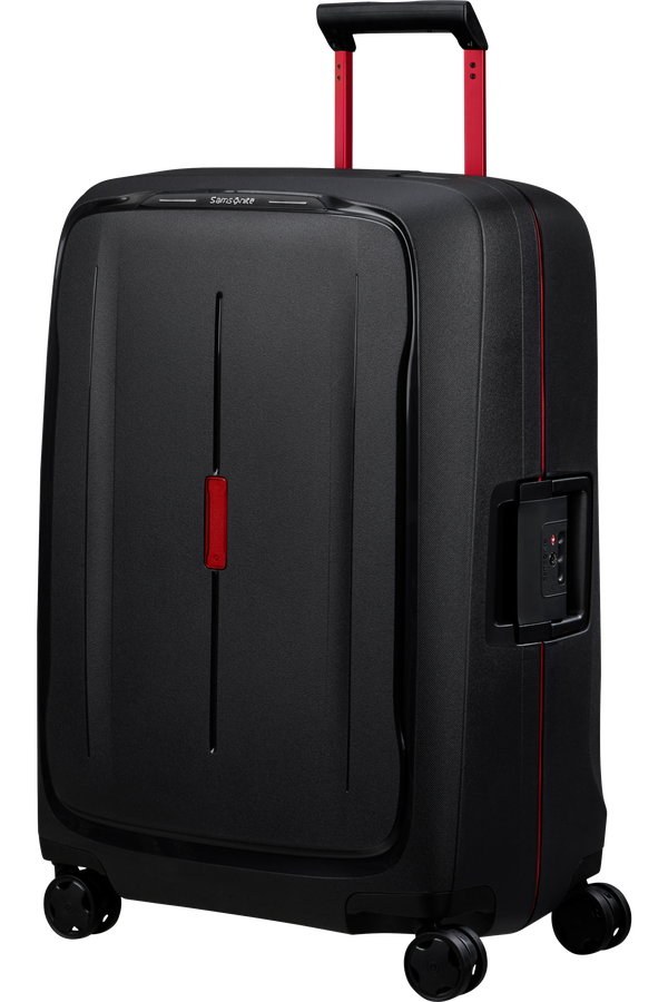 Mala de Viagem Média 69cm 4 Rodas Carvão / Vermelho - Essens | Samsonite