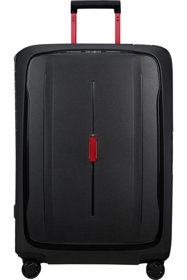 Mala de Viagem Grande 75cm 4 Rodas Carvão / Vermelho - Essens | Samsonite