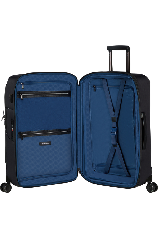 Mala de Viagem Média 67cm Expansível 4 Rodas Preto - Splendix | Samsonite