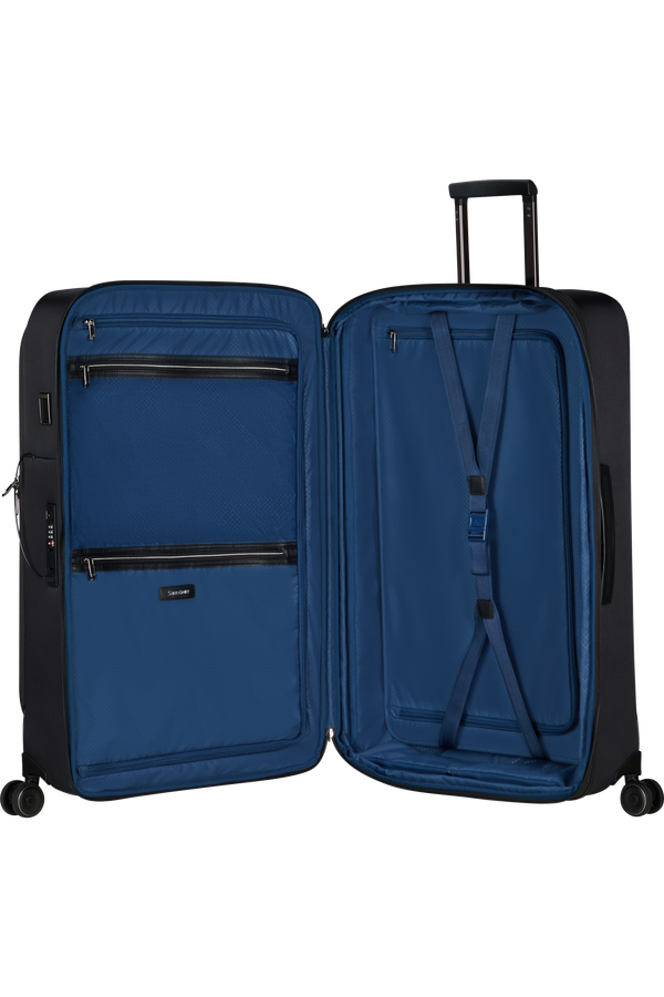 Mala de Viagem Grande 79cm Expansível 4 Rodas Preto - Splendix | Samsonite