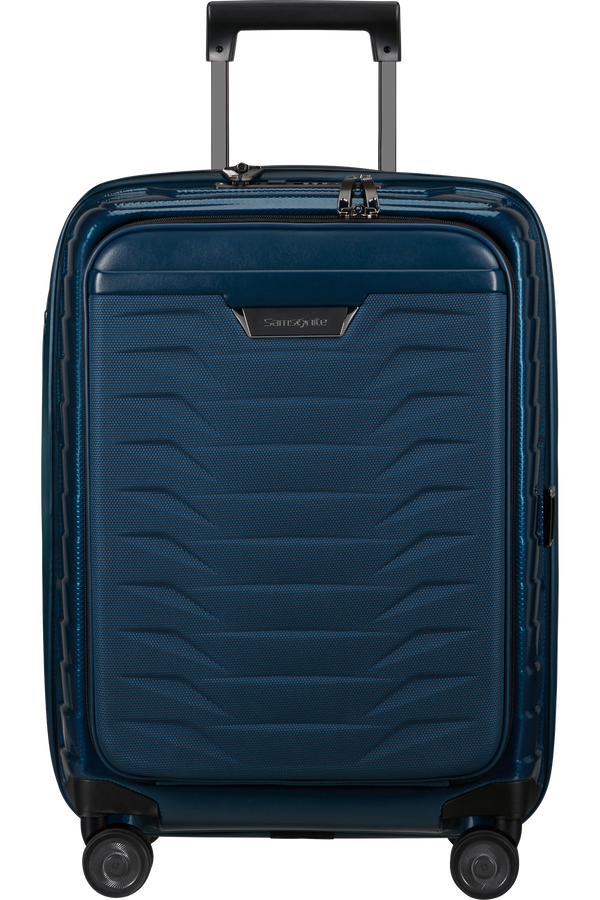 Mala de Cabine 55cm Expansível 4 Rodas c/ Acesso Frontal Azul Petróleo - Proxis | Samsonite