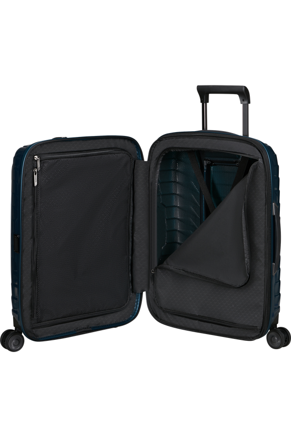 Mala de Cabine 55cm Expansível 4 Rodas c/ Acesso Frontal Azul Petróleo - Proxis | Samsonite