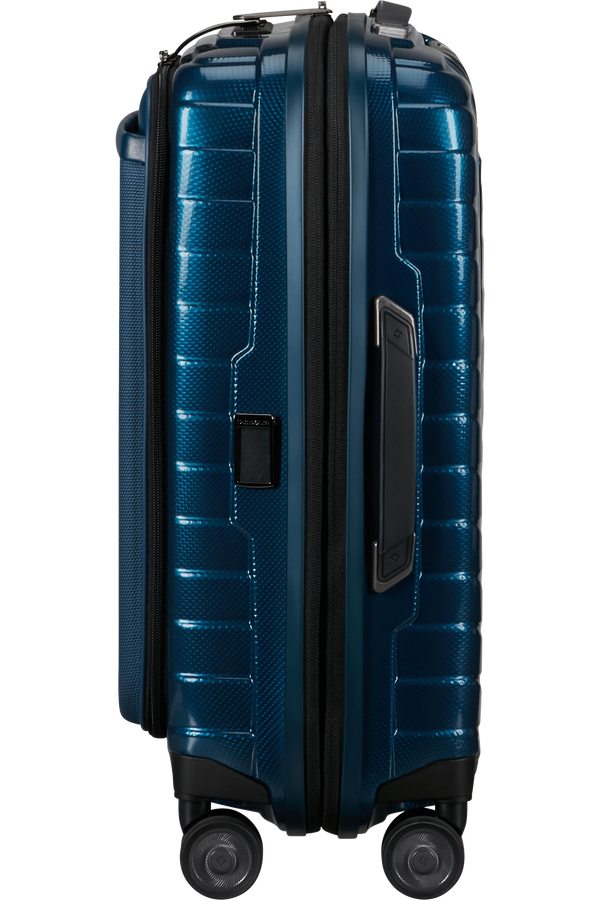 Mala de Cabine 55cm Expansível 4 Rodas c/ Acesso Frontal Azul Petróleo - Proxis | Samsonite