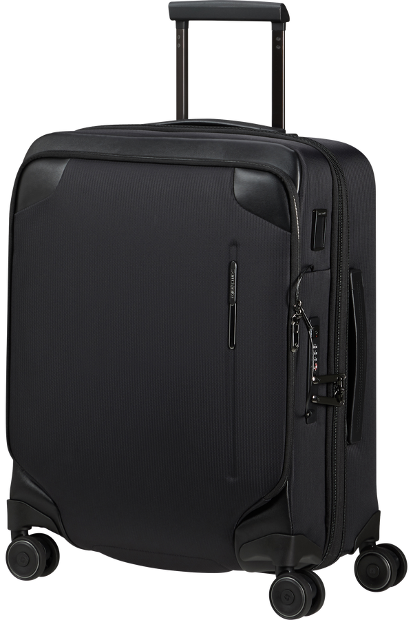 Mala de Cabine 55cm Expansível 4 Rodas Preto - Splendix | Samsonite