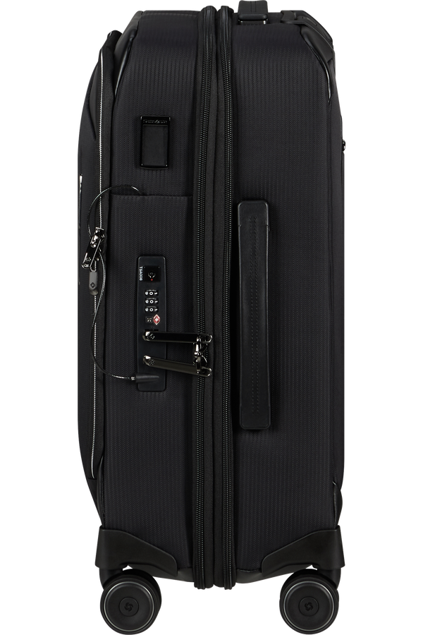 Mala de Cabine 55cm Expansível 4 Rodas Preto - Splendix | Samsonite