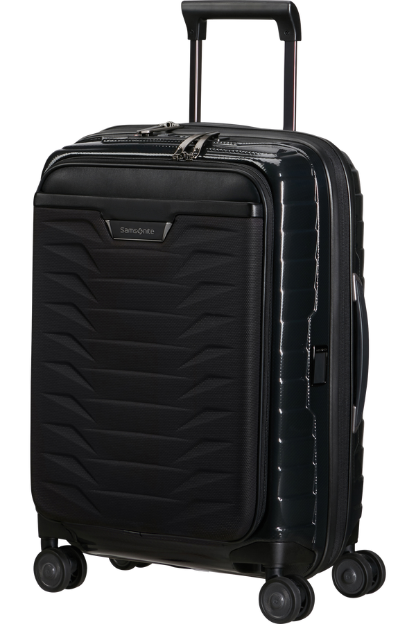 Mala de Cabine 55cm Expansível 4 Rodas c/ Acesso Frontal Preto - Proxis | Samsonite