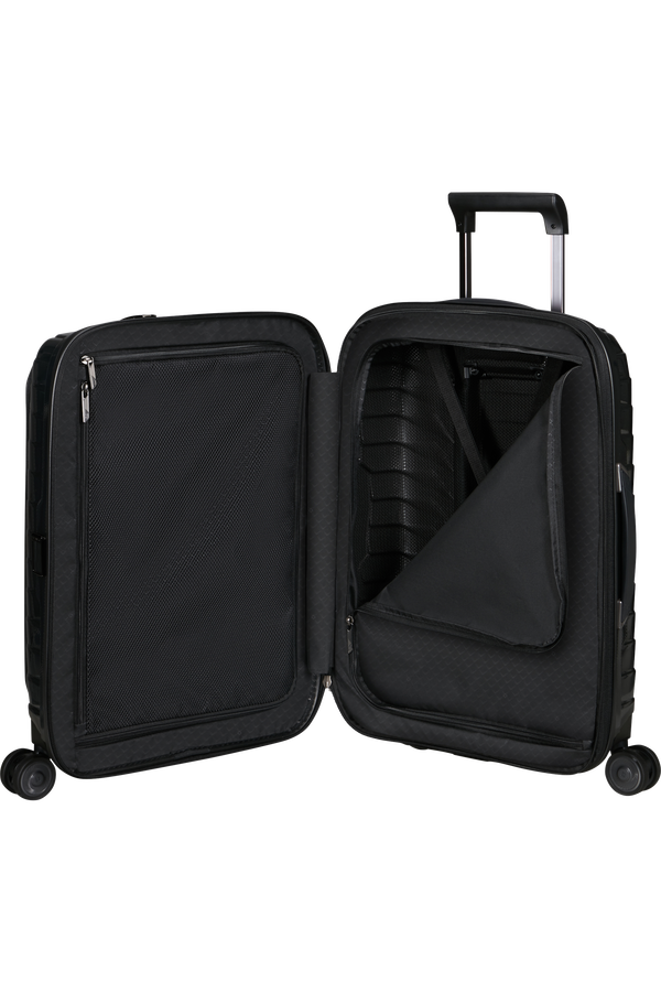 Mala de Cabine 55cm Expansível 4 Rodas c/ Acesso Frontal Preto - Proxis | Samsonite