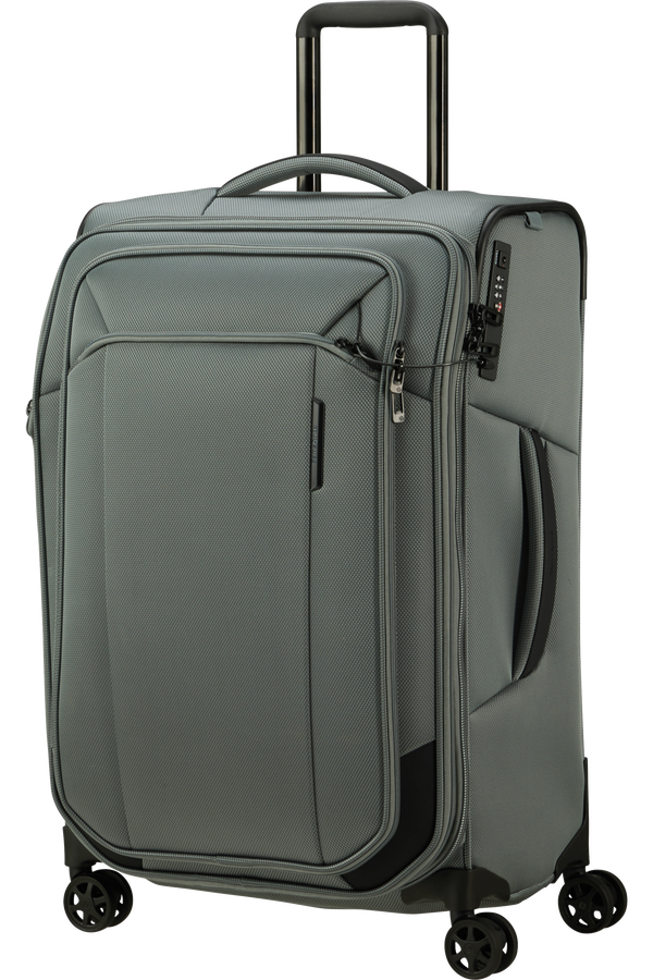 Mala de Viagem Média 67cm 4 Rodas Expansível Verde-Acinzentado - Respark | Samsonite