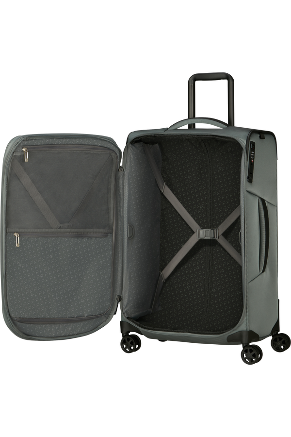 Mala de Viagem Média 67cm 4 Rodas Expansível Verde-Acinzentado - Respark | Samsonite