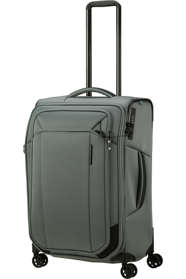 Mala de Viagem Média 67cm 4 Rodas Expansível Verde-Acinzentado - Respark | Samsonite